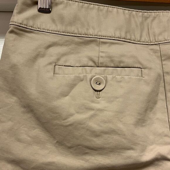 Ann Taylor Tan Stretch Walking Shorts sz 2 EUC - Picture 3 of 4